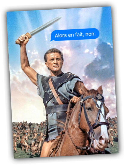 Alors en fait, non (Spartacus)